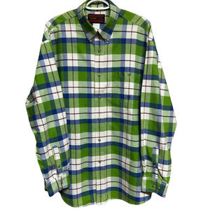 Twenty X Shirt Mens Multicolor Plaid Button Down Front Pocket No Tags Workwear‎
